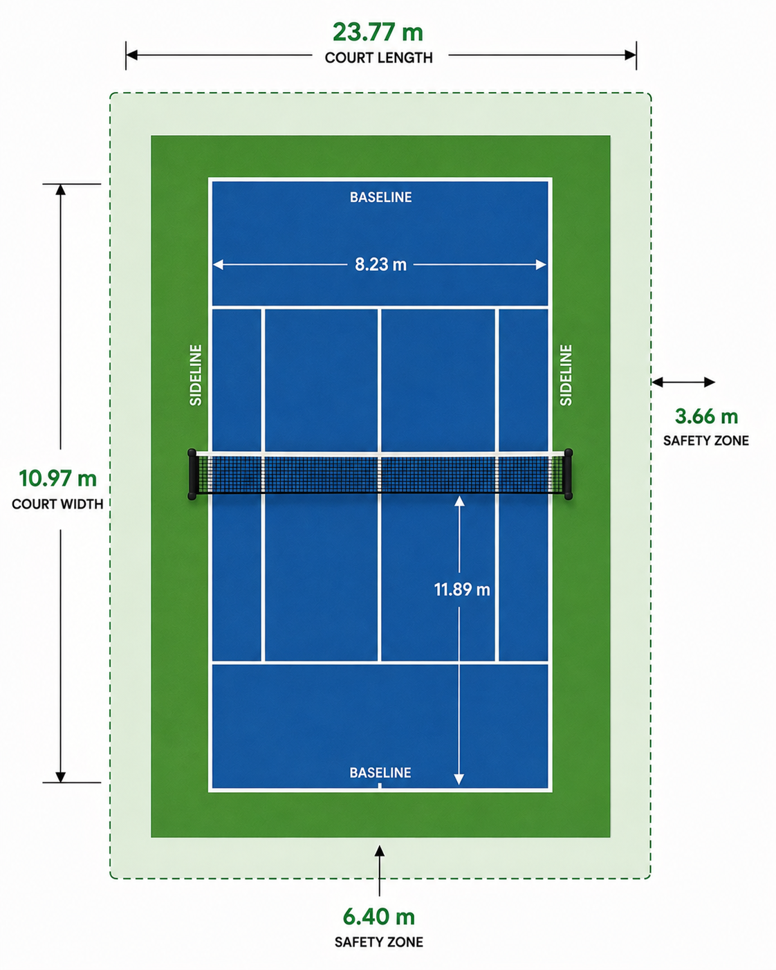 Tennis Court Blueprint
